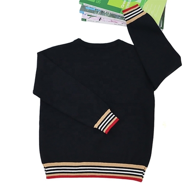 Spring Autumn Baby Embroidery Sweater Children Clothing Tops 1-7 Year Boys Girls Knitted Pullover Toddler Sweater Kids Sweater