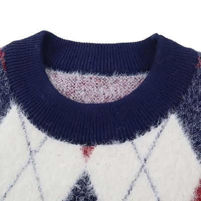 Autumn and winter new children's jacquard sweater fashion baby simple Pullover Sweater Top