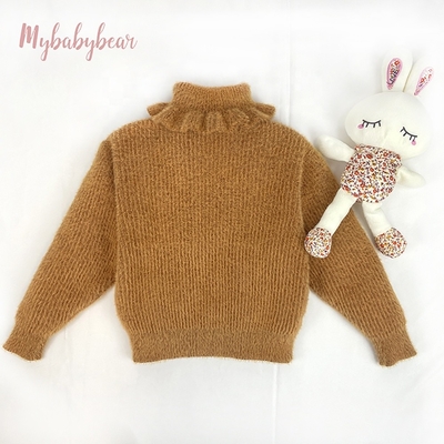Baby Turtleneck Sweater Children Clothing Boys Girls Knitted Pullover Toddler Sweater Kids Sweater Tops 1-7 Year