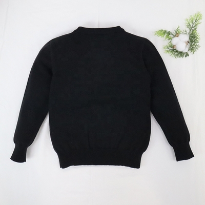Factory Directly Sale Fall Winter Toddler Kids Children Baby Boy Girl's Unique Design Crew Neck Knitted Pullover Sweater Top