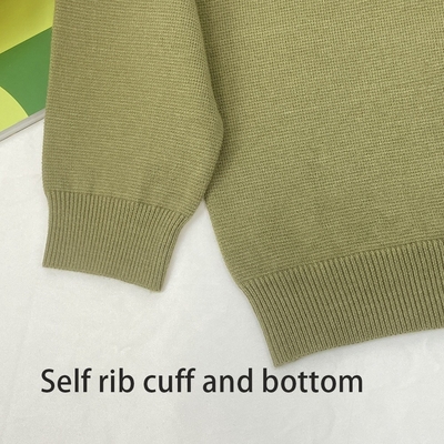 custom logo OEM ODM wholesale fashion organic kids boys' letter jacquard knitwear top children pullover baby knit sweater
