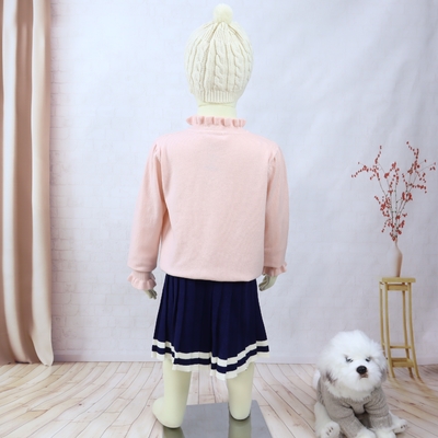 Baby Clothes Kids' Winter Girls Sweater Pullover Rhinestone Bowknot Cute Baby Girls Sweater