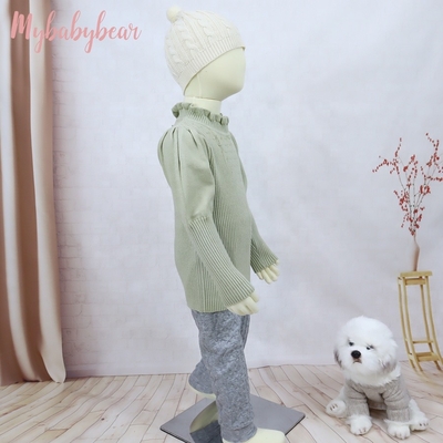 Wholesale Girl Sweater Warm Kids Pullover Top knitted sweater Girl's Sweaters Winter Clothes For Kids