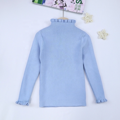 Custom Winter Baby Kids Rib Knitted Sweaters Baby Girl Boy Pullover Children Jumper Warm Slim Fit Rib Knitted Baby Sweater