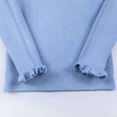 Custom Winter Baby Kids Rib Knitted Sweaters Baby Girl Boy Pullover Children Jumper Warm Slim Fit Rib Knitted Baby Sweater
