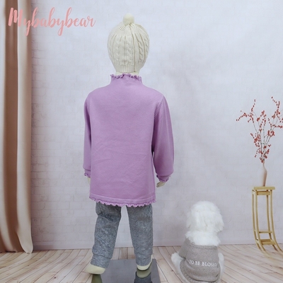 Fashionable In Stock Baby Girl Winter Clothes Jersey Knitted Newborn Baby Toddler Child Kids Girls Sweaters