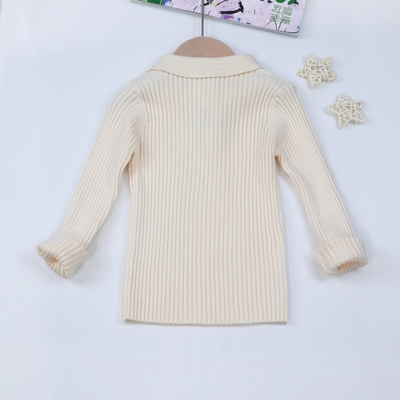 Stock Baby Girl Winter Clothes Rib Knitted Newborn Baby Boy Child Kids Girls Sweaters