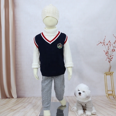 Kids Winter Custom Baby Jumper Autumn Winter Waistcoat Pullover Knitting Boy Sweater Vest