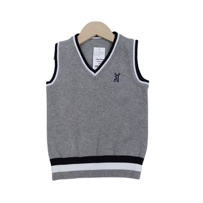 Stock Kids Clothes School Uniform Sweater Primary School Kids Uniforms Waistcoat Baby Vests