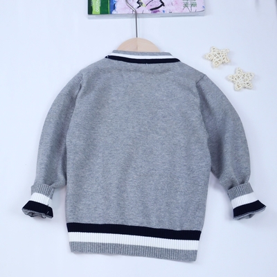 In stock wholesale baby sweater long sleeve jersey knitted toddler baby sweater cardigan