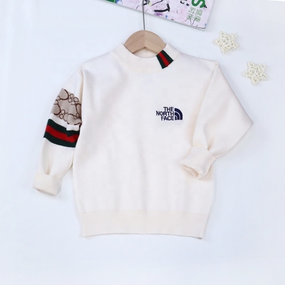 Custom Soft Kids Top For Winter Warm Winter Baby Knitted Sweater Kids Outfits Toddler Unisex Baby Knitting Sweaters