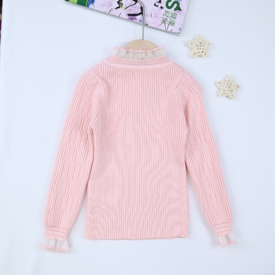 Stock Boutique High Quality Autumn Spring Baby Infant Toddler Pullover Knit Clothes Kids Solid Color Sweater