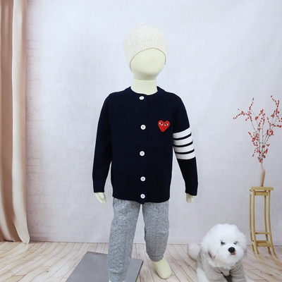 Winter Children Clothes Baby Boys Girls Cardigan Beige Solid Casual Knitted Kids Sweater Cardigan