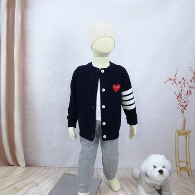 Winter Children Clothes Baby Boys Girls Cardigan Beige Solid Casual Knitted Kids Sweater Cardigan