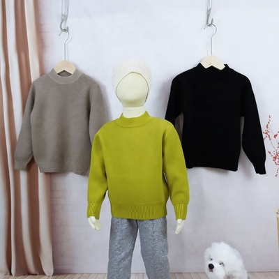 Stock Lovely Baby Boy Girl Autumn Winter Clothes Long Sleeve Crew Sweater