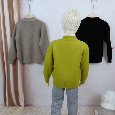 Stock Lovely Baby Boy Girl Autumn Winter Clothes Long Sleeve Crew Sweater