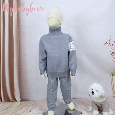 Cute Baby Boy Autumn Winter Clothing Children Knitted Pullover Kids Sweater