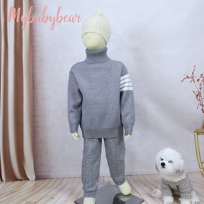 Cute Baby Boy Autumn Winter Clothing Children Knitted Pullover Kids Sweater