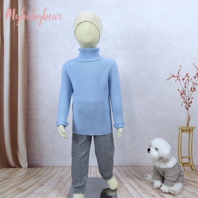 In stock baby knit sweater jumper designs slim fit baby girls' sweater clothes for autumn winter