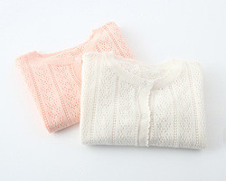 Summer Cotton Plain Knitted Cardigan Top Toddler Children Kids Girls Sweater