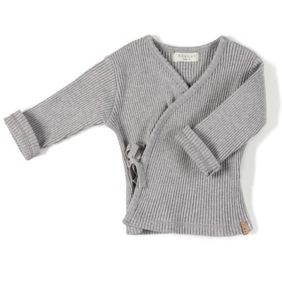 2023 Spring Autumn newborn rib knitting 100%orginic Cotton baby Clothing Clothes Toddler Sweater