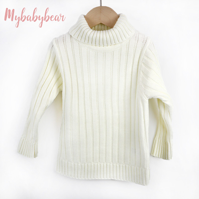 Boys Winter Thick Pullover Top High Turtleneck Children turtle neck Sweater for Kids