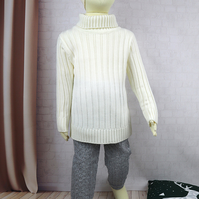 Boys Winter Thick Pullover Top High Turtleneck Children turtle neck Sweater for Kids