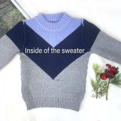 Children Warm Wear Pullover Top Custom Design Knit Clothes Kids Baby Boy & Girls Sweater for Winter