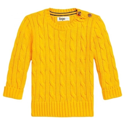 2023 Winter sweaters for kids cable knitting pullover Children Girls sweaters Clothes kids