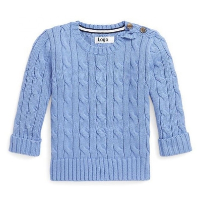2023 Winter sweaters for kids cable knitting pullover Children Girls sweaters Clothes kids