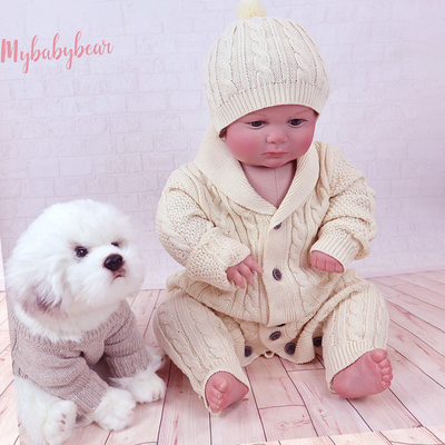 Autumn New Toddler Baby Boys Girls Knitted Bodysuit Infant Jumpsuit Knitwear Outfits Newborn Baby Sweater And Baby Knit
