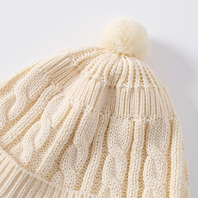 Custom Baby Winter Bodysuit 100% cotton Cable Knitted New Born Baby Rompers Sweaters Sets With Hats
