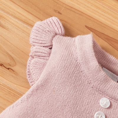 Long sleeve Summer cute romper Wholesale baby onesie cotton bodysuit knit romper baby