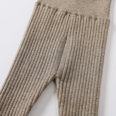 2023 Autumn Winter Knitted Sweater Baby Girls Boys Clothes rib knit boys clothing sets