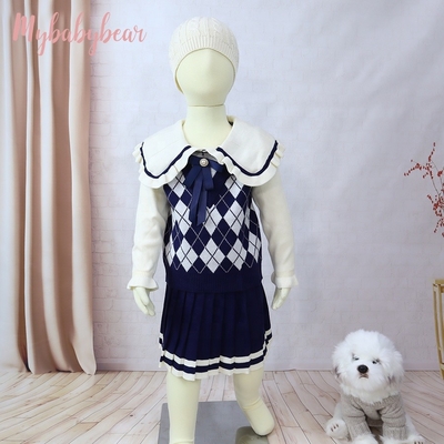 Winter Children Sweater Girls Clothing set Toddler Christmas Dresses Fall kids Girl Baby Sweaters Clothes Dress