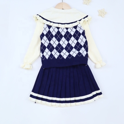 Winter Children Sweater Girls Clothing set Toddler Christmas Dresses Fall kids Girl Baby Sweaters Clothes Dress