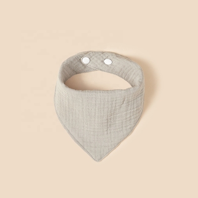 Factory Wholesale Baby Bibs For Feeding Muslin Cotton Stuff Crepe Cotton Bibs Bavoir