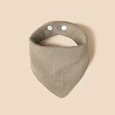Factory Wholesale Baby Bibs For Feeding Muslin Cotton Stuff Crepe Cotton Bibs Bavoir