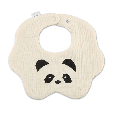 Infant Custom Baby Bibs Comfortable Muslin Cotton Baby Drool Bib 360' Washable Petal Baby Bib