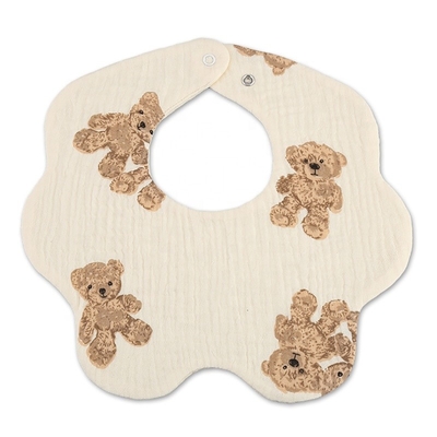 Durable Quality Infant Bibs Feeding the Baby of Cotton in Multiple Color