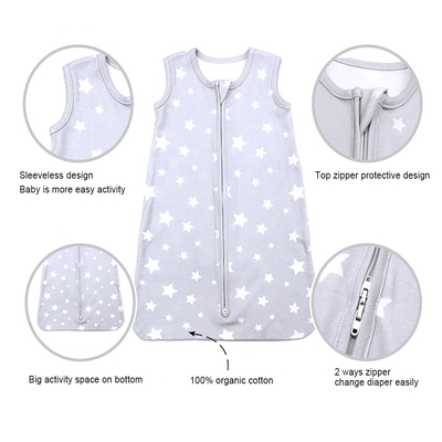 3 Layers Baby Sleep bag Gift packed Customized Baby Sleeping Bag 100% Cotton Baby Sleep Sack
