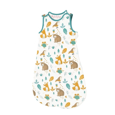 Printing Customized Newborn Baby Sleeping Bag 100% Cotton Baby Sleep Sack