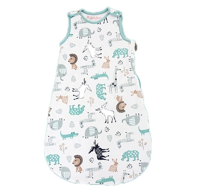 Printing Customized Newborn Baby Sleeping Bag 100% Cotton Baby Sleep Sack