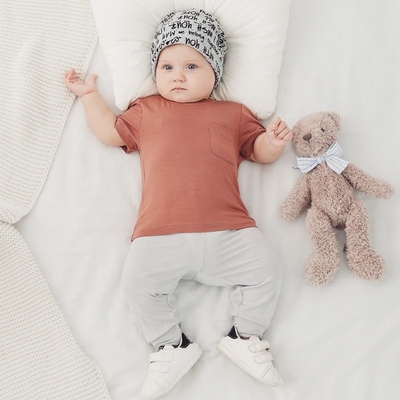 2023 spring and summer infant clothes bamboo baby trousers baby wear leggings pants