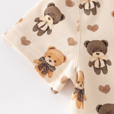 Wholesale 100% Organic Cotton Baby Clothing Set, Summer Baby Set, Baby Summer Clothes
