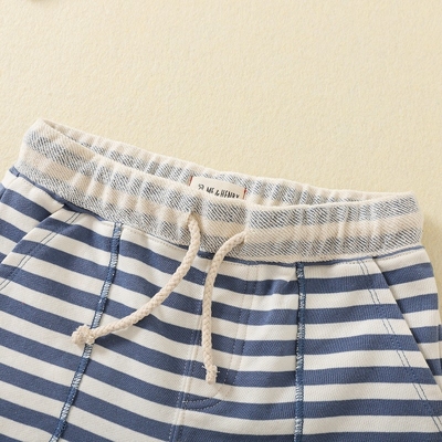 Basic cotton fabric plain clothing manufacturers custom half pants elastic waist shorts for baby boy