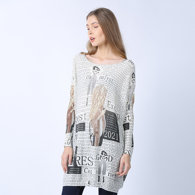 Knitwear manufacturer custom round neck long sleeve crop top elegant casual pullover wool knit top women sweater