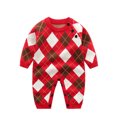 Custom Baby Clothes Kids Clothing Natural Fabric Plain Solid Long Sleeves Ribbed Boys' And Girls' Baby Sweatshirt Romper