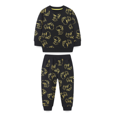 Hot Sale Toddler Boy Suit Clothes 100% Cotton Kids Clothing Fleece Sweatshirt Two Piece Sets Toddler boy clothing sets