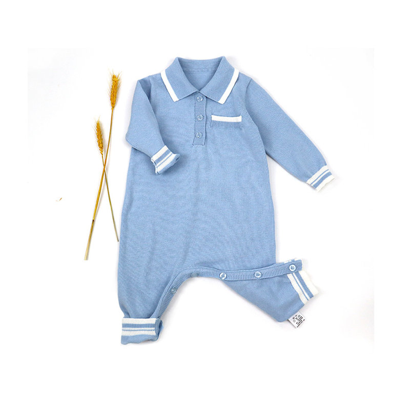 Kids Knitted Winter Clothes Romper Jumpsuit Long Sleeve Bodysuits One Piece Outfits Sweater Girls Baby Boys Rompers